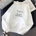thumbnail image 4 of Sudadera con capucha de manga larga para mujer, ropa de calle divertida, no soy mujer, Kpop, Harajuku, gráfico de gato de dibujos animados, letras perezosas, 4 of 4
