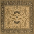 thumbnail image 1 of Ahgly Company Indoor Square Oriental Brown Industrial Area Rugs, 8' Square, 1 of 4