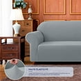 thumbnail image 3 of Nvzi Elasticity Slipcovers, 1 Piece Single Size Light Grey Stretch Couch Covers, Sofa Cover,Couch Covers For Sofa, Elastic Stretch Slipcover for Couch, Fit Most Standard Single Seater Sofas, 3 of 3