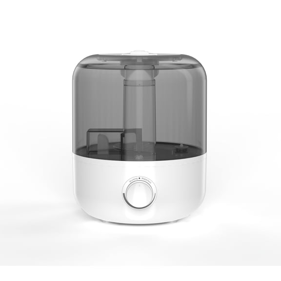 iTOMA 3L Large Top Fill Humidifiers for Bedroom, Mist Humidifier with 360° Dual Nozzles, Water Purification Filter, Adjustable Mist Levels, Ultra Quiet for Home Office Nursery