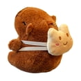 thumbnail image 4 of Llavero de muñeca de de felpa, animal de peluche de , decoración del hogar, colgante de carpincho coleccionable para adultos, niños, bolsa de oso, 4 of 8