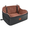 thumbnail image 1 of Lealchum Asiento de coche para perros medianos/grandes, 2 correas de seguridad con clip, cama de coche para 2 perros pequeños, cómodo asiento de coche para mascotas, extraíble y lavable, fácil de inst, 1 of 5