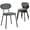 Green, variant on Stackable Dining Chairs Set of 4, Small Modern Kitchen Chair With Solid Wood Back, Space Saving Fabric Chairs For Apartment, Living Room, Bedroom, Green