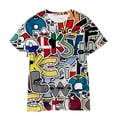 thumbnail image 1 of Camiseta Unisex Kids Alphabet Lore Top Material premium Casual Verano Manga Corta Cosplay Tops Niño Gao Jiahui unisex, 1 of 2