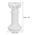 thumbnail image 2 of GOOHOCHY 2Pcs Greek Pillars Roman Pillar Statue Synthetic Resin Home Decor White, 2 of 8