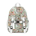 thumbnail image 3 of Cute Boxer Dog and Flowers Florals Backpack for School,Cute School Bag,Schoolbag with Adjustable Shoulder Straps & Padded Back,15"x11.42"x5.5", 3 of 6