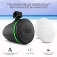 thumbnail image 3 of Funda de altavoz marina de silicona DS18 Hydro CS-8/BK de 8 pulgadas, 3 of 5