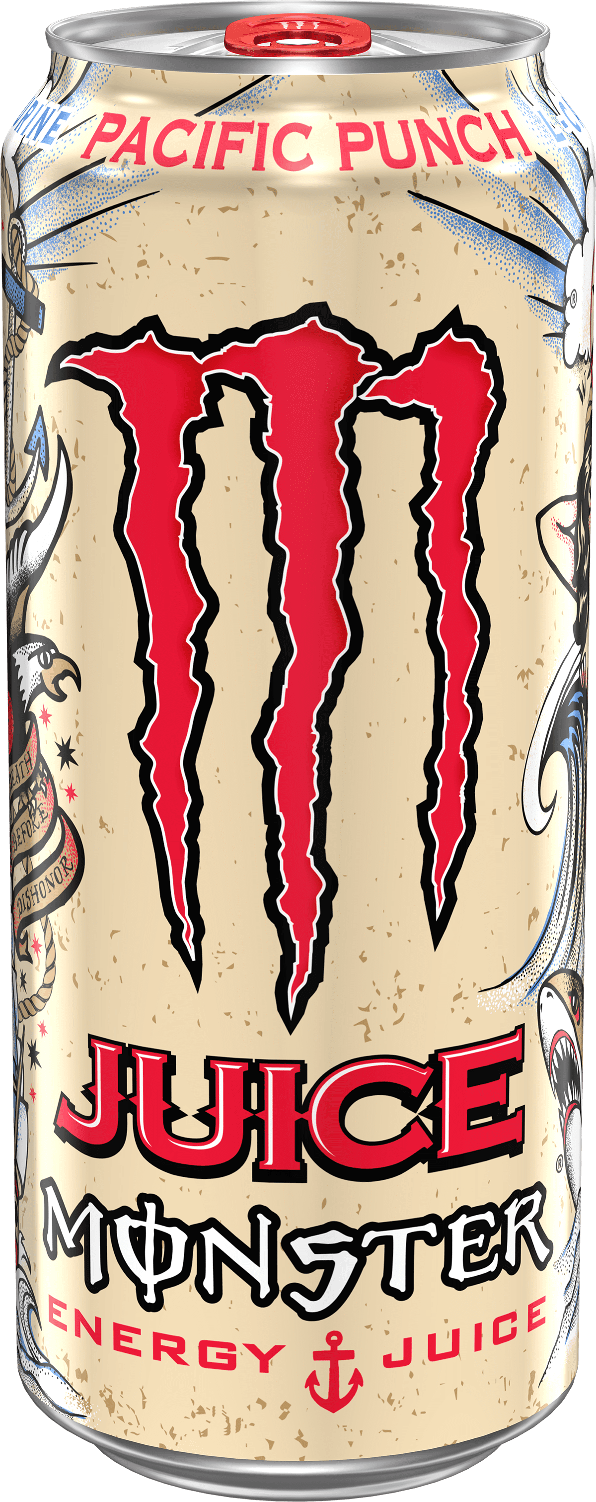 Monster Energy Juice Monster Pacific Punch Energy Drink, 15-Pack, 16 Oz Cans