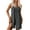 Dark Gray, variant on BiZtdJrK Womens Pajama Jumpsuits Sleeveless V Neck Shorts Overalls Comfy Flowy Casual Rompers with Pockets on sale clearance 2025 Black S