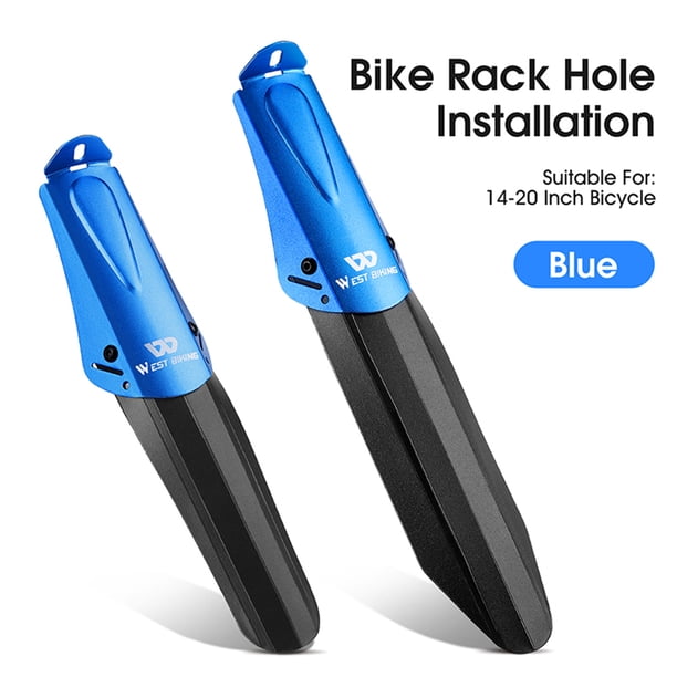 WEST BIKING - Guardabarros para bicicleta (aleación de aluminio, para neumáticos de 14 a 20 pulgadas) Hugtrwg Para estrenar