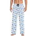 thumbnail image 7 of FORMRS Mens Pajama Pants with Pockets Soft Cotton Sleepwear Lounge Bottoms, Sizes S-2XL, Blue Sheep Pattern, 7 of 7