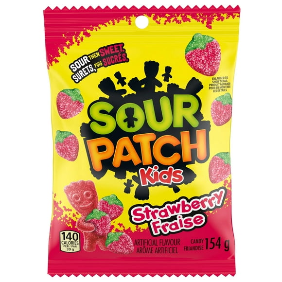 Sour Patch Kids, Strawberry Candy, Gummy Candy, Sour Candy, 154 g