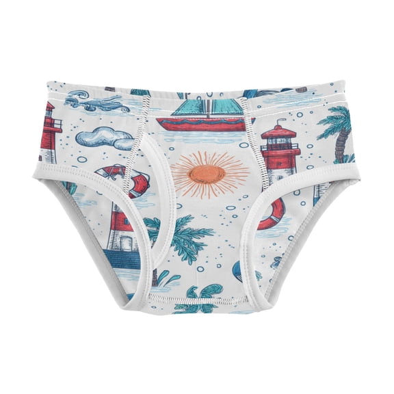 Boys cotton triangle briefs safety standard comfortable and breathable children's underwear Adventure in The Sea
