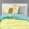 thumbnail image 2 of Carolines Treasures BB6020PILLOWCASE Easter Eggs Norwich Terrier Fabric Standard Pillowcase Standard multicolor, 2 of 2