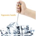 thumbnail image 2 of 3 Pcs 8.5 Inch Ice Picks,Stainless Steel Ice Pick with Wooden Handle,Ice Breaking Accessories for Kitchen,Bar,Restaurant, 2 of 5