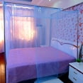 thumbnail image 3 of Bed Dome Mosquito Netting Canopy Breathable Mesh Design Simple Installation Single Bed Canopy Curtain Mosquito Net, 3 of 7
