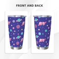 thumbnail image 3 of KLL Space Print 40oz Stainless Steel Insulated Car Cup with Spillproof Lid - Keep Your Drink Hot or Cold on the Go-Straw Three-piece Set, 3 of 8