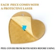 thumbnail image 4 of Traceease 2" inches Heart Shape With Hole Clear Acrylic Ornament Blank Transparent Keychain Pendantsfor DIY Crafts Projects - Pack of 25, 3mm Thickness - BH, 4 of 7