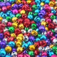 thumbnail image 3 of 50-300 piezas de manualidades hechas a mano para bricolaje, adornos de Navidad y Año Nuevo, mezcla de colores, cuentas sueltas, cascabeles pequeños, decoración navideña, regalo, 3 of 5