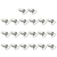 thumbnail image 4 of FRCOLOR Pacifier clips Silver Durable Iron Clips with Plastic Inserts for Clothes 20mm Great for Craft Projects 20pcs,1.57"X0.98"X0.2", 4 of 5