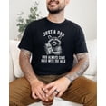 thumbnail image 3 of Always Came Back With The Milk Funny Shirt for Dad Just A Dad Tee for Men Black Shirt Adult Small, 3 of 5