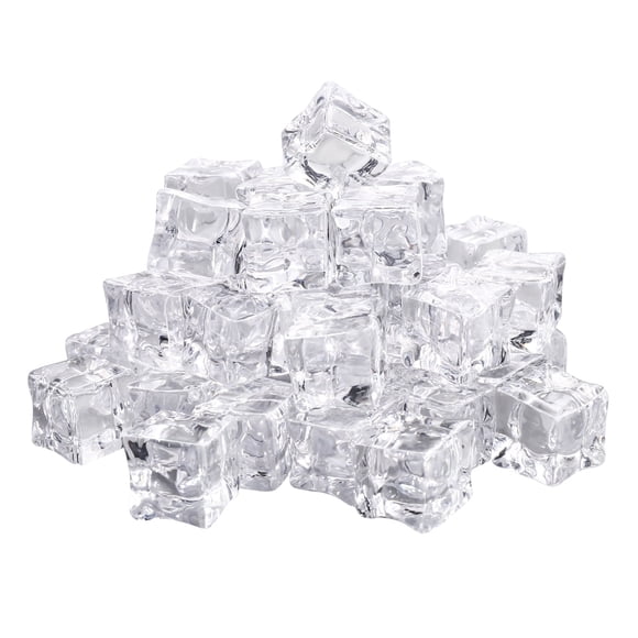 Rellenos para jarrones Cubitos de hielo falsos transparentes Cubitos de hielo sin sabor Cubitos de hielo realistas Cubitos de hielo artificiales
