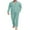 Gray Green, variant on GIRUNS Men's Pajamas Set Soft Sleepwear Button Down Long Sleeve and Long Pants with Pocket Loungewear Sets Silver Gray L