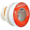 thumbnail image 3 of Bussmann SL-20PK4 20 Amp Time Delay Loaded Link Rejection Base Plug Fuse, 125V UL Listed, by Bussmann, 3 of 5