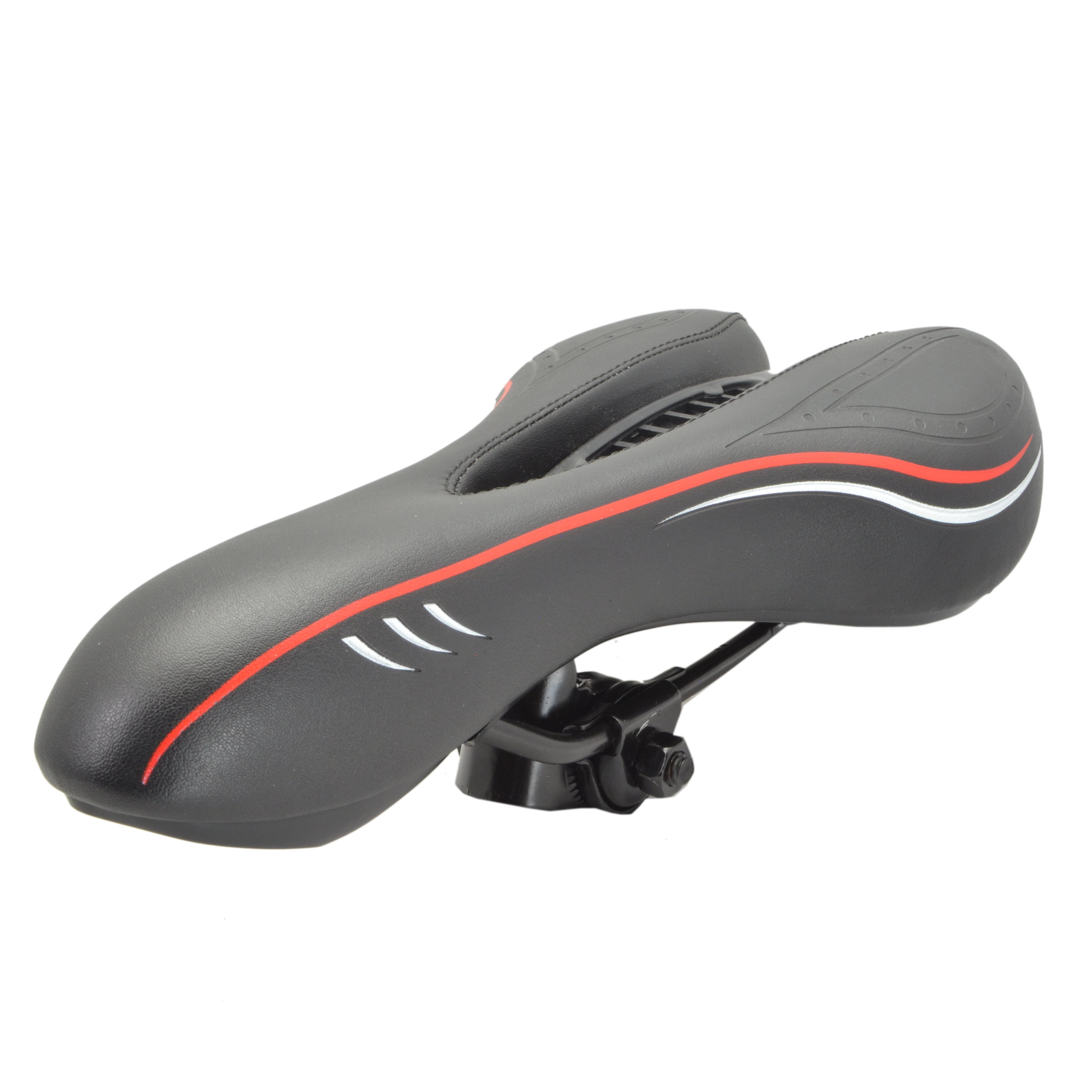 Lumintrail Vented Sport Bike Seat w/ Bicycle Saddle Weather Guard Cover