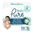 thumbnail image 1 of Pañales Pampers Pure Protection, tamaño 1, 132 unidades, 1 of 8
