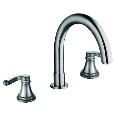 UPC 845805026776 product image for Yosemite 2-Handle Widespread Tub Faucet in Brushed Nickel | upcitemdb.com