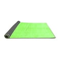 thumbnail image 2 of Ahgly Company Indoor Rectangle Solid Green Modern Area Rugs, 6' x 9', 2 of 4