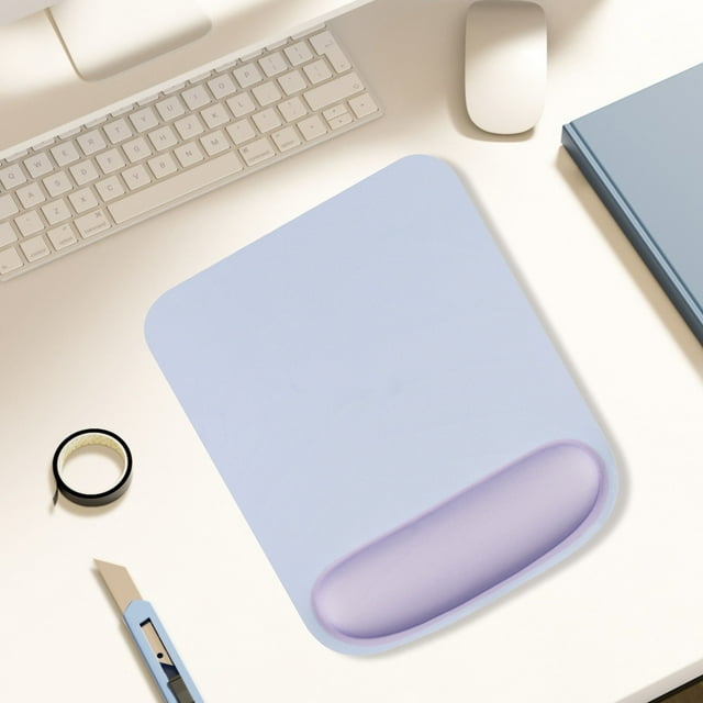 Suncoda Rubber M Ouse Pad, Mouse Pad Wrist Pad Hand Support Rubber Pad Office Thick Rubber Bottom