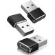 thumbnail image 1 of Adaptador USB C hembra a USB A macho Yjmei, paquete de 3, convertidor de cable de carga tipo C para Apple Watch 7 Se, iPhone 11 12 13 Pro Max Mini, 8, Airpods, iPad 10 Air 5,14,, 1 of 5