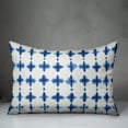 thumbnail image 2 of Creative Products Watercolor Shibori Navy 14x20 Indoor / Outdoor Pillow, 2 of 2
