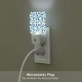thumbnail image 5 of Sikiie Golden Blue Snowflakes Led Night Light, Warm White,Cool White Lights for Bathroom,Hallway,Bedroom, Kids Room-US, 5 of 7