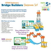 Learning Resources STEM Explorers Bridge Builders Classroom Set, Kids Tool Set, Ages 5+