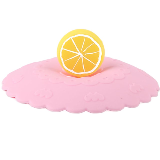 Tapas de taza de dibujos animados BuyWeek silicona resistente al calor