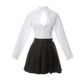 thumbnail image 2 of Qarigey Traje de ropa transpirable para mujer, ropa respetuosa con la piel, postizo, lavable, reutilizable, accesorios de fiesta, disfraz de Cosplay con Disfraces de disfraces M traje Qarigey AP012667-03, 2 of 6
