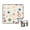 Multicolour1, variant on 79"×59" 6 Layer Waterproof Picnic Blanket, Sand Proof Foldable Beach Blanket with Carry Handle, Machine Washable Outdoor Camping Mat for 4-6 People Park Garden Kids Play