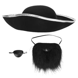 Set De 7 Accesorios Para Disfraz De Pirata Para Mujer – Incluye Bandana, Parche, Cinturón Con Cadena, Pendientes, Cuentas Para El Pelo Y Loro Hinchable – Ideal Para Halloween Y Carnaval