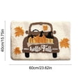 thumbnail image 3 of Antqov Halloween Bathroom Rugs 16x24" Non Slip Fall Pumpkin Bath Mat Cute Decorative Soft Doormat for Home Bathroom Decor, 3 of 6