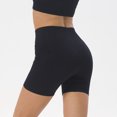 thumbnail image 1 of Pantalones de yoga de cintura alta sin costuras para mujer, ajustados, de secado rápido, con tres puntos, para levantamiento de cadera, estilo europeo y americano, 1 of 5