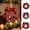 A, variant on Christmas Pipe Cleaner Wreath DIY Kit With Bell & Bow, Handmade Craft Set for Family Tabletop & Wall Holiday Decor