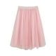 thumbnail image 1 of Falda tutú plisada de línea A para mujer - Gasa de malla, cintura alta, estilo vintage, talla única, primavera/verano/otoño, 1 of 2