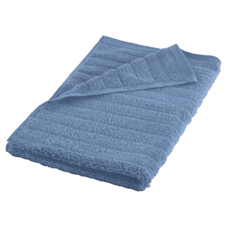 Mainstays Performance Textured Hand Towel Blue Linen
