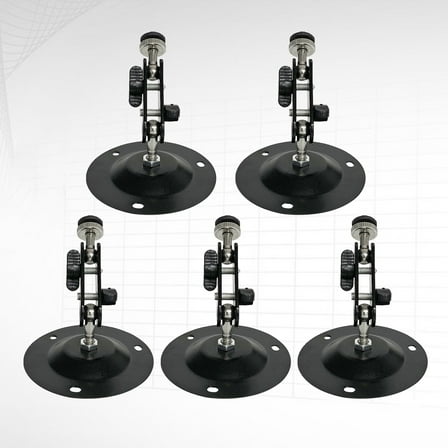 Toddmomy 5Pcs Black Rotatable Camera Wall Mount for Home Camera Stand