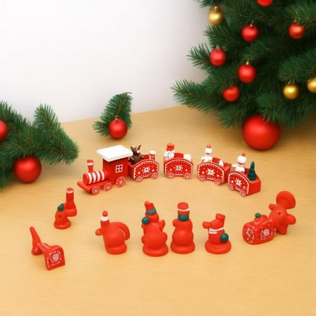 

Wooden Christmas Train Decorative Ornament Christmas Decorations