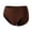 Coffee, variant on Shorts Panties for Women Men Solid Color Conservative Mid Waist Briefs Thin Seamless Head Womens Mens Underwear Panties