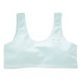 thumbnail image 2 of Antinious Kids Girls Stretchy Bralette Designed for Casual And Lightweight,Girls Sports Bras for Unparalleled ,Girls Solid Color Athletic able Camisole Bra,Green,M, 2 of 3